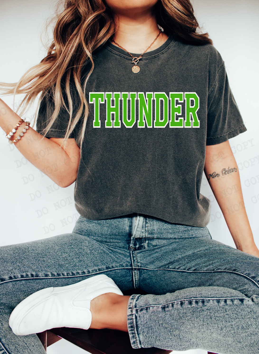 Thunder Embroidery Mascot