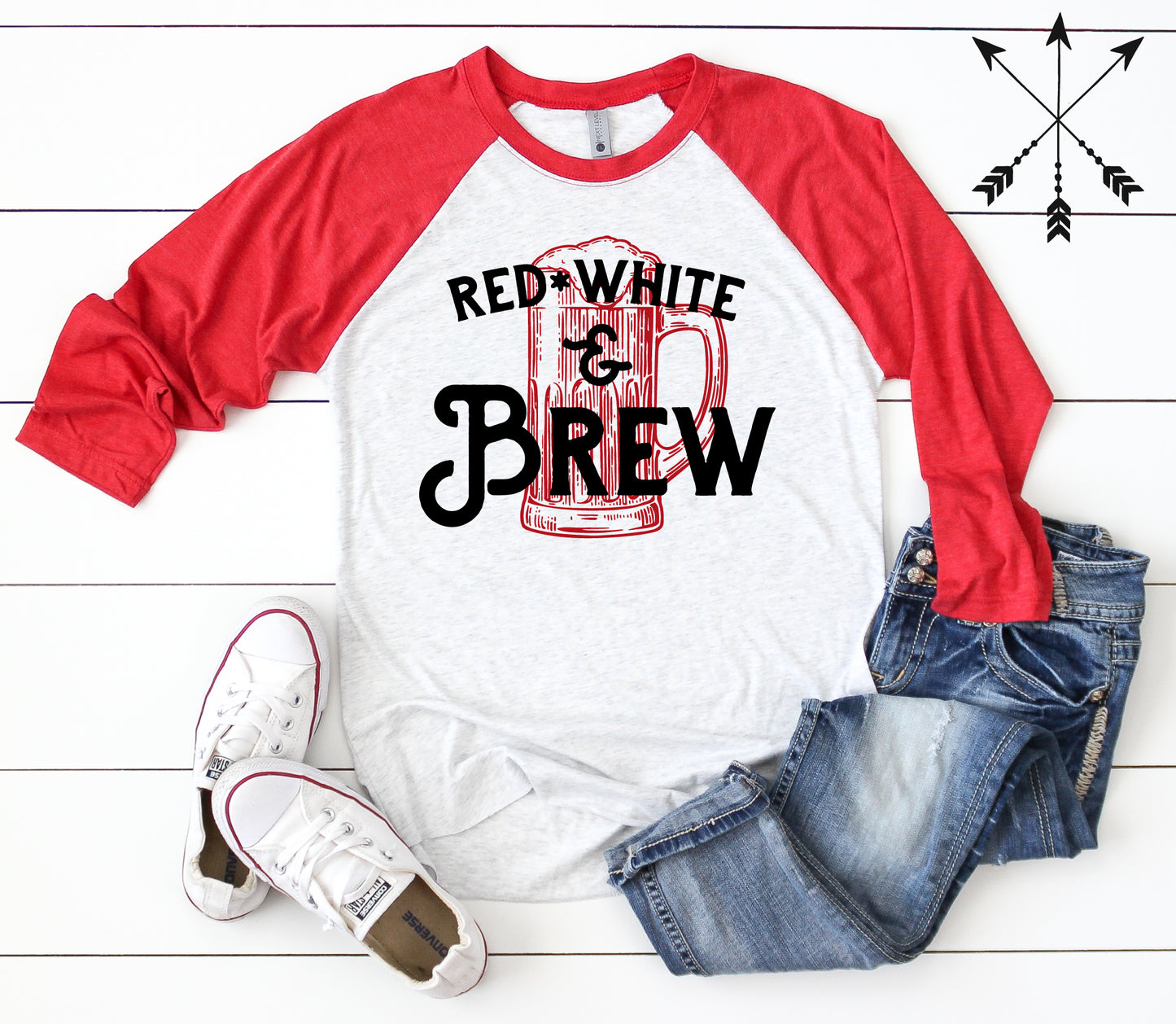 Red White & Brew png Digital Design