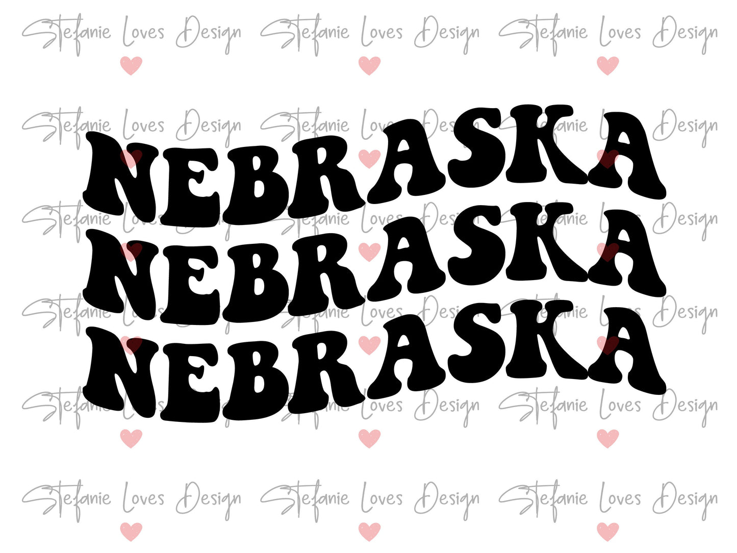 Nebraska svg, Nebraska Repeat svg, Retro svg, Digital Design