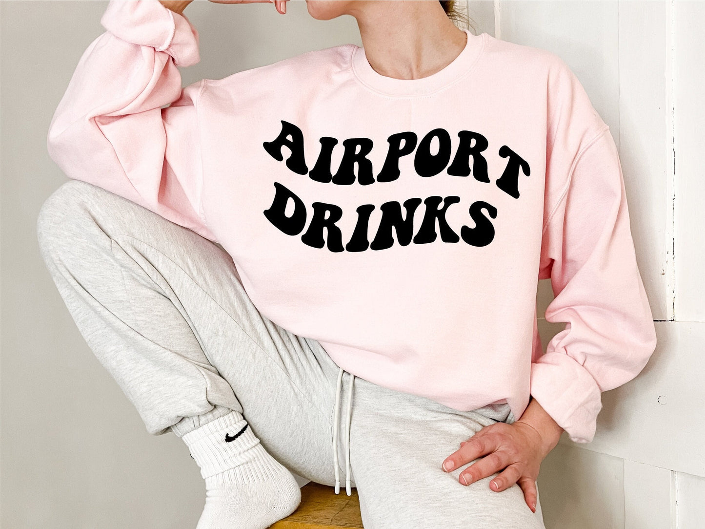 Airport Drinks svg, Wavy Letters Svg, Digital Design