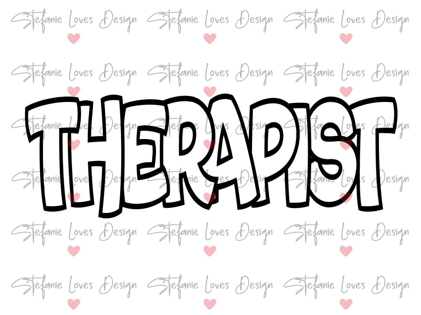 Therapist svg, Outline svg, Digital Download