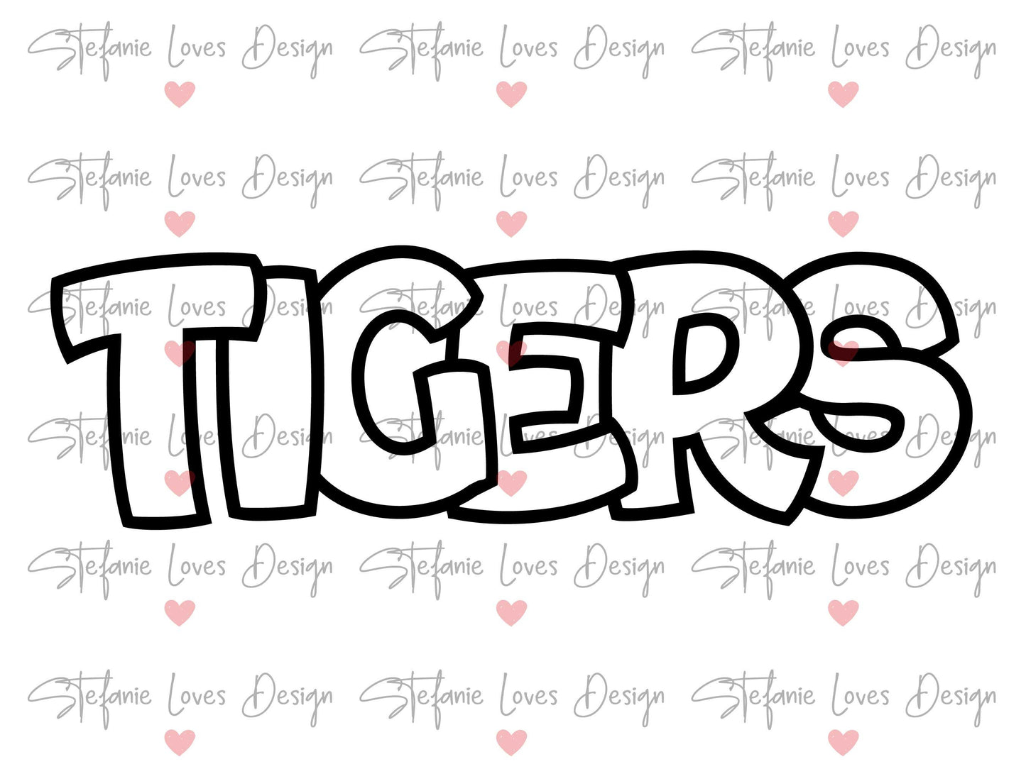 Tigers svg, Tigers Outline svg, Tigers shirt svg, Digital Design, Tigers Mascot