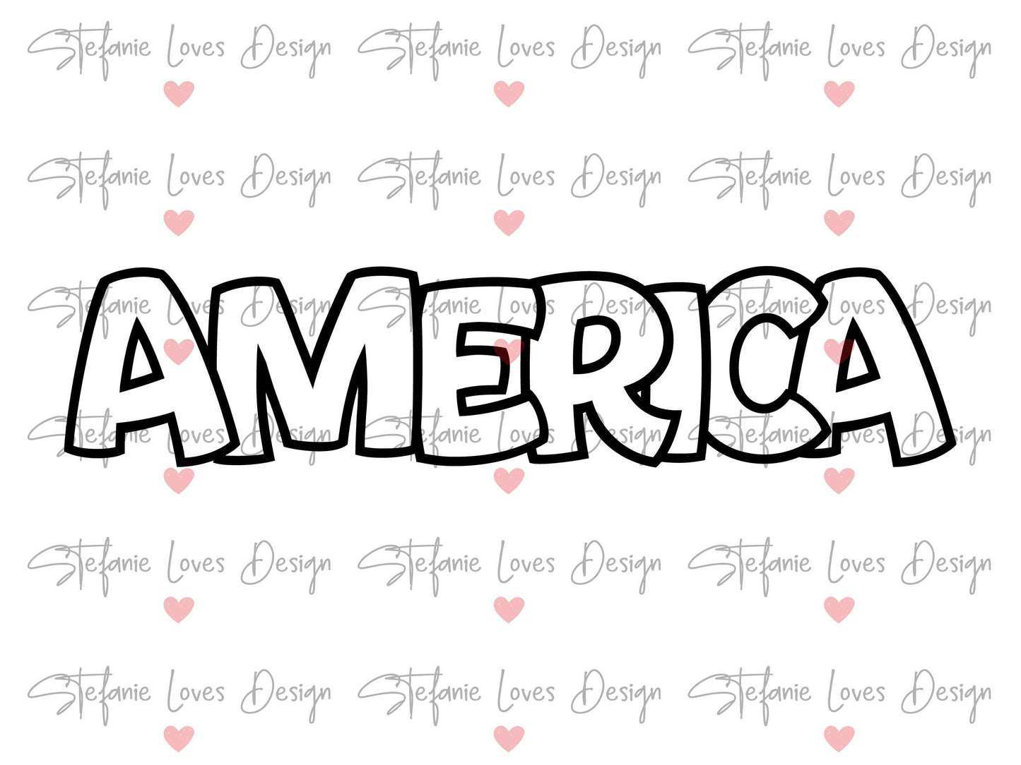 America outline svg, America svg, America shirt svg, Digital Design