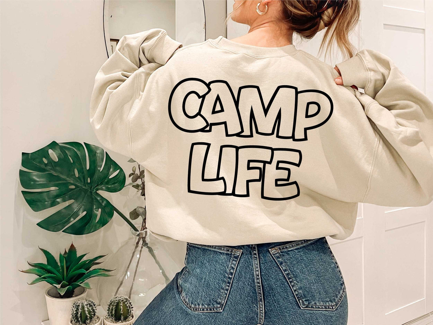 Camp Life svg, Camp LIfe Outline svg, Summer, Digital Design