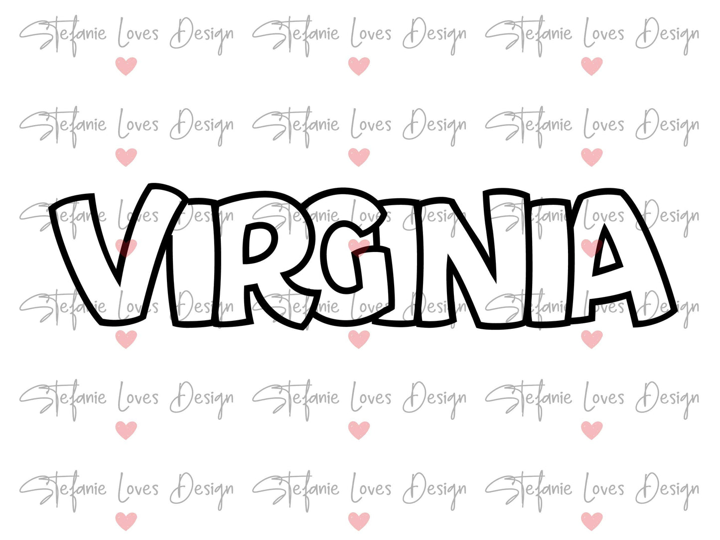 Virginia svg, Virgina Outline svg, Virgina shirt svg, Digital Design