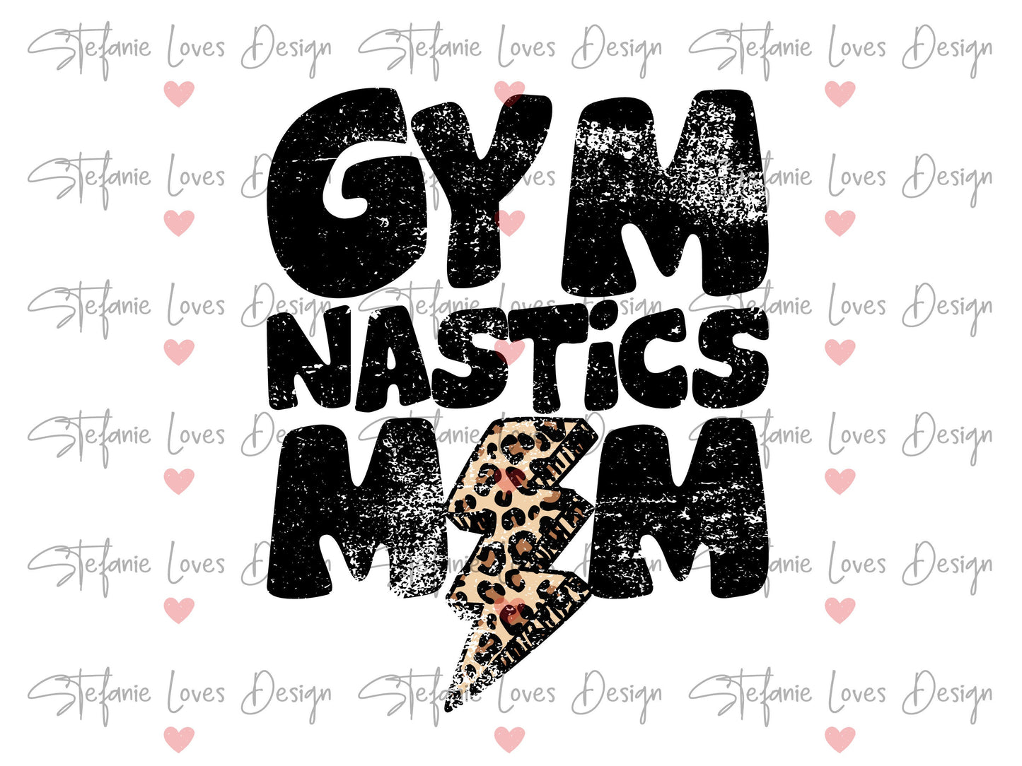 Gymnastics Mom Lightning Bolt png, Distressed Gymnastics Mom png, Sports png, Digital Design