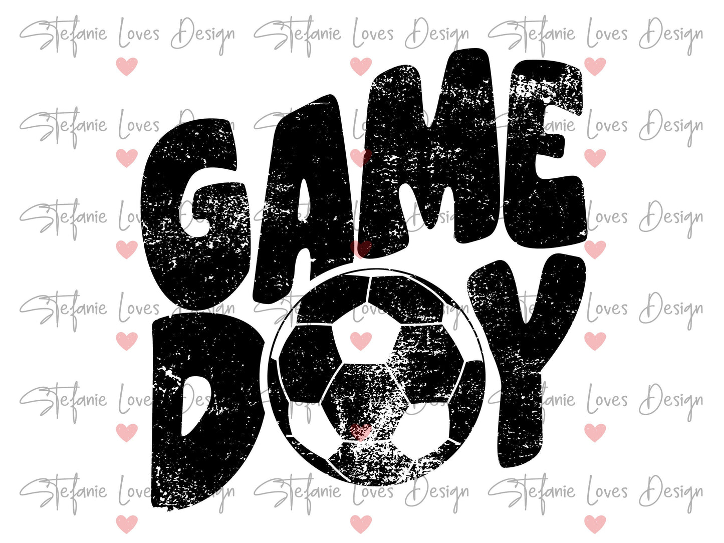 Game Day Soccer png, Distressed Game Day png, Soccer png, Sports png, Digital Design