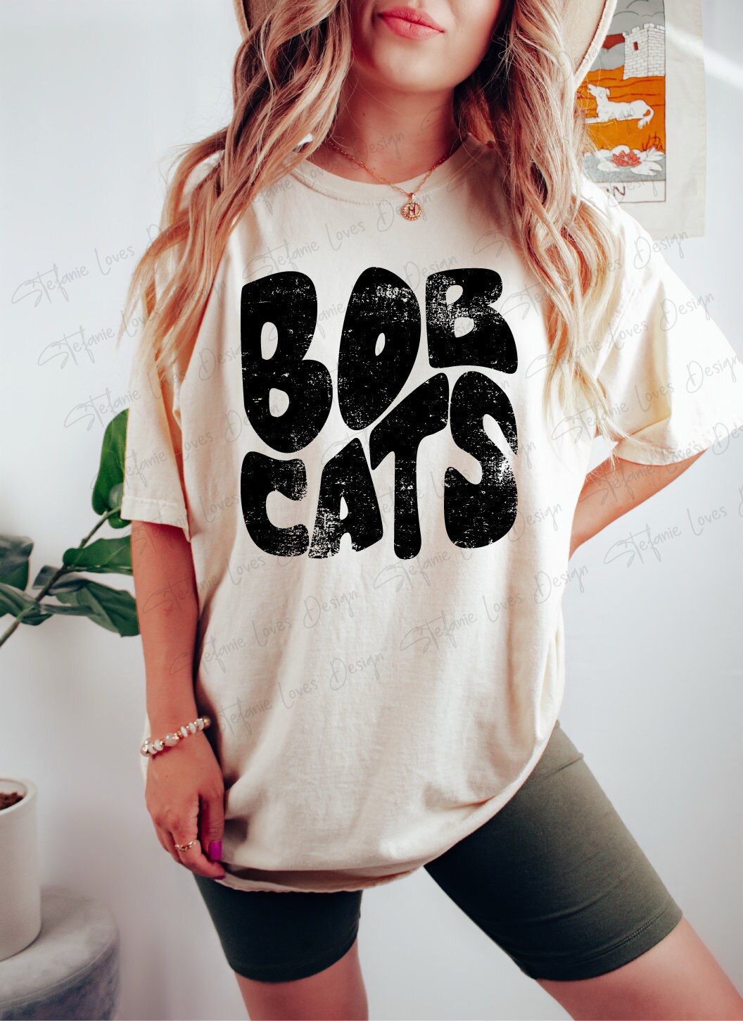 Bobcats png, Distressed Bobcats Mascot png, Digital Design, Bobcats High School