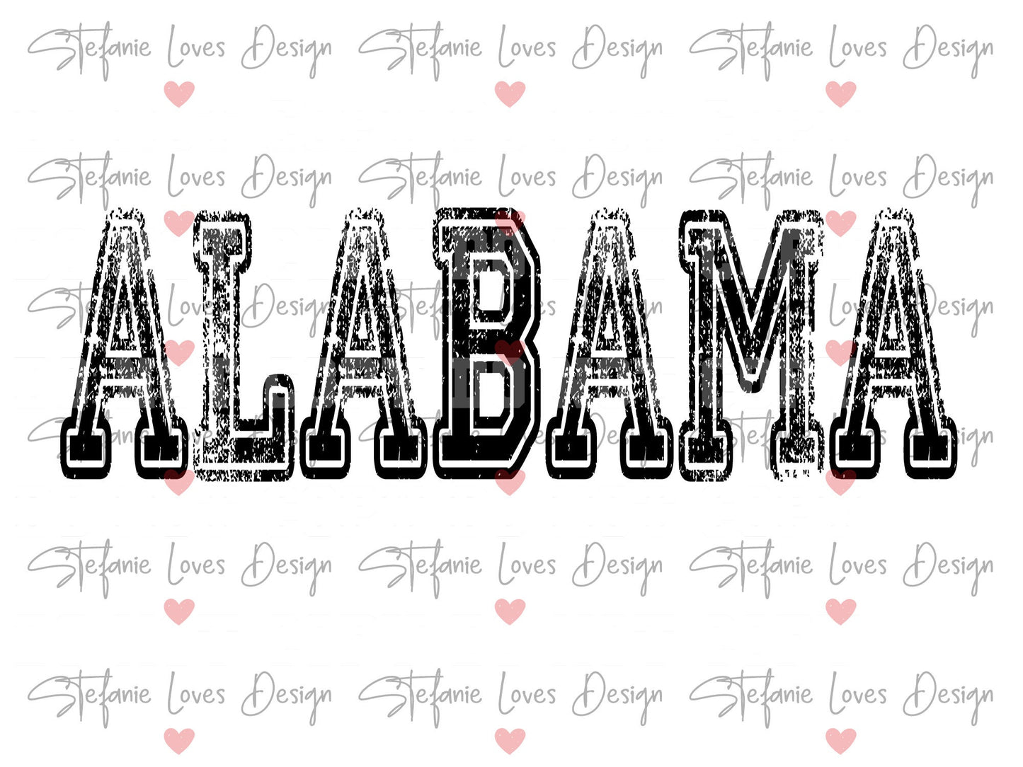 Alabama Distressed Design png and svg, Digital Design