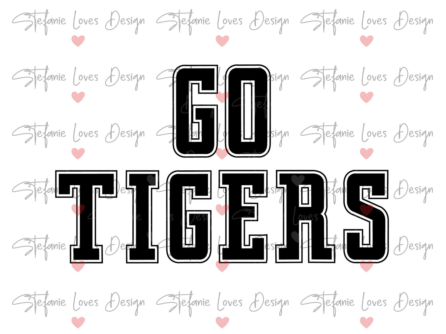 Go Tigers png and svg, Design Download