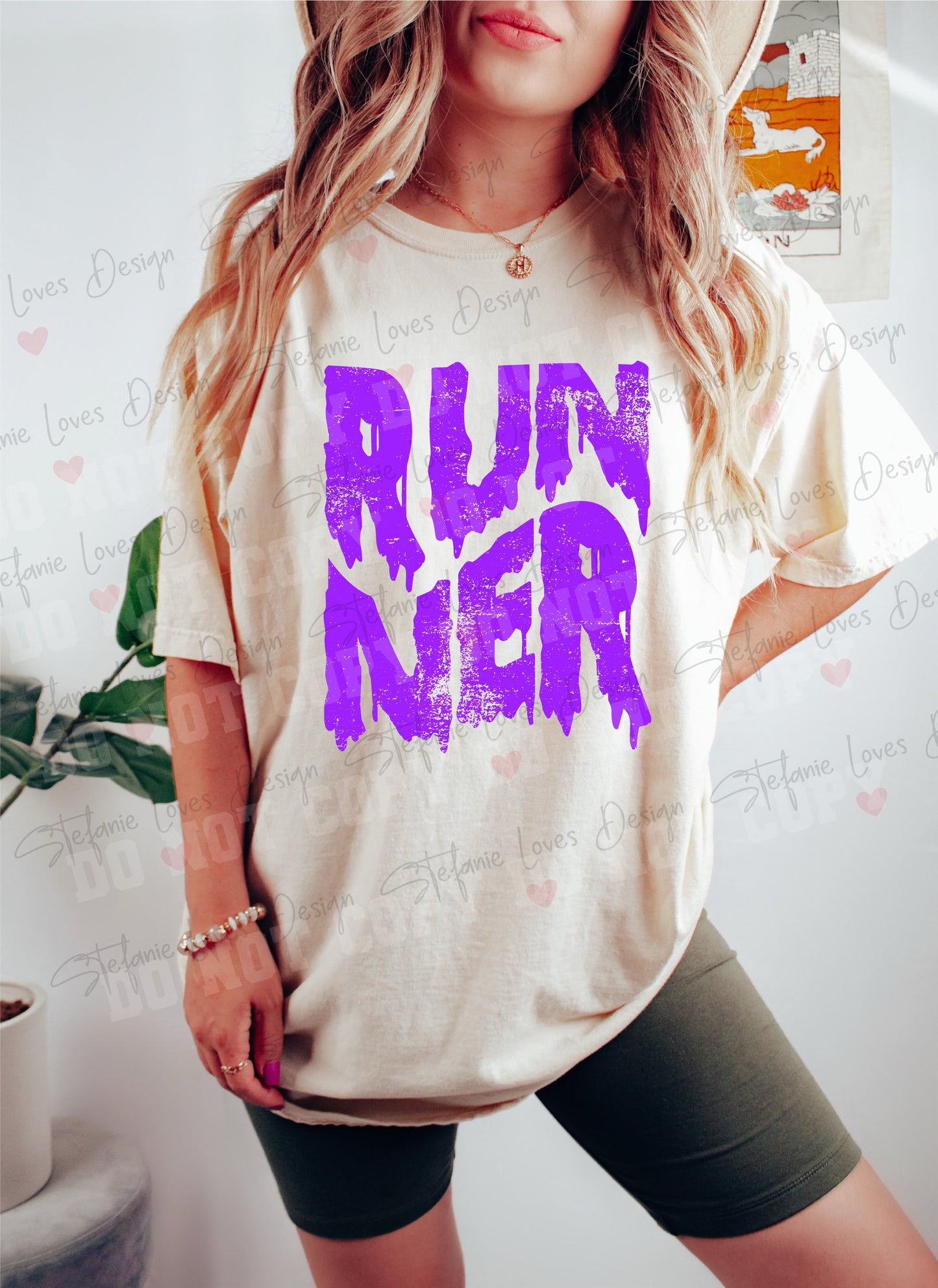 RUNNER HALLOWEEN Distressed Digital Design, Halloween, Fall, PNG, Digital Download,