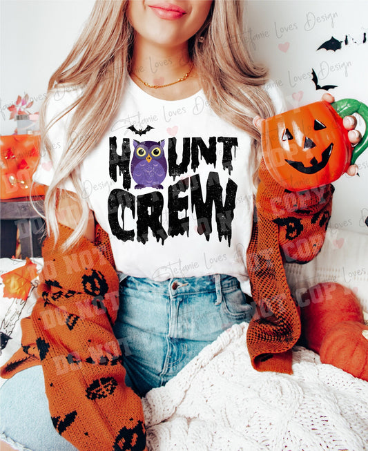 Haunt Crew Distressed png, Halloween Digital Download